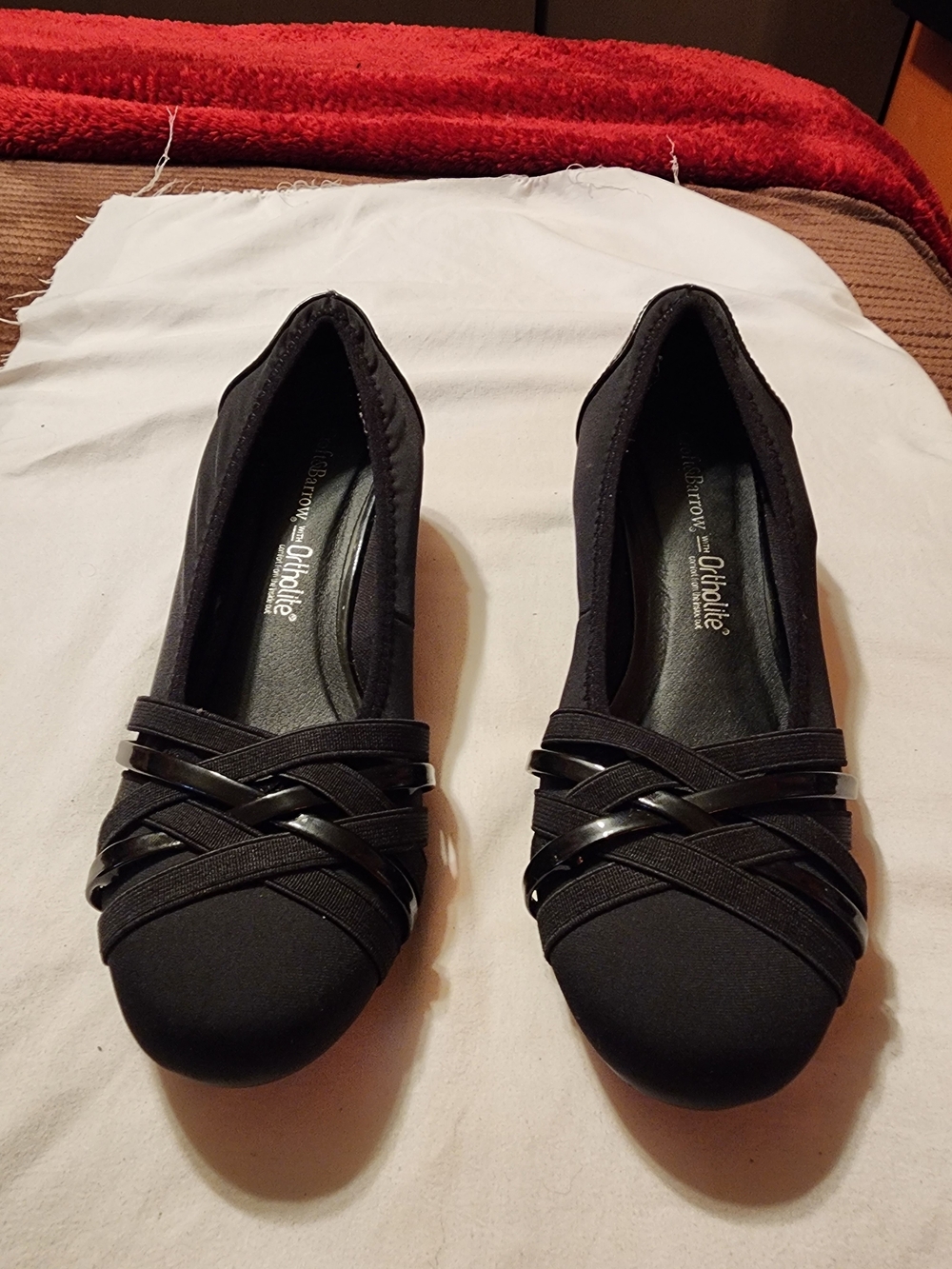 Croft and Barrow Black low wedge Women's  size 7.5